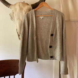 Frank And Oak Size Medium Gray Cardigan